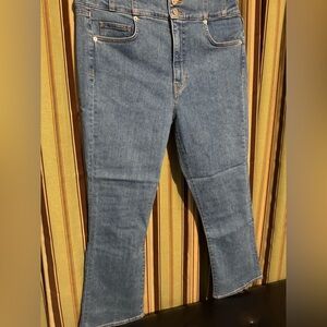 Veronica Beard Blue Straight Leg Jeans